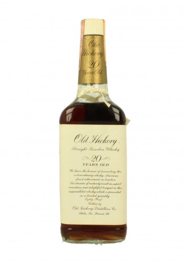 OLD HICKORY 20 years old Bot.1960/70's 75cl 40%
