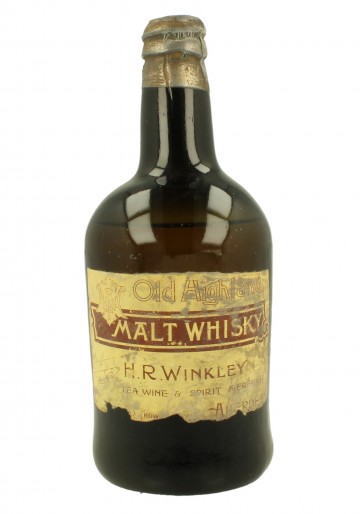 OLD HIGHLAND MALT WHISKY   HR WINKLEY WE DO NOT GUARANTEE THE BOTTLE AUTHENTICITY 75 CL