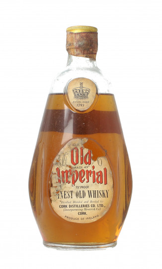 Old Imperial  Irish whiskey 1960 circa 75cl 43% Cork Distilleries Co.