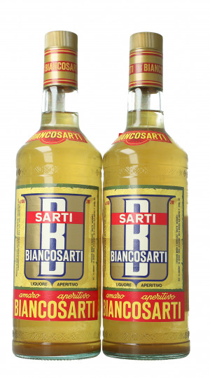 Old Italian Bianco Sarti Bottled 1960 -1970 circa 2x75cl 28%