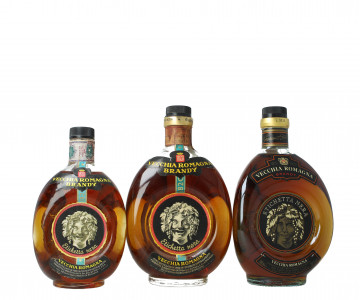 Old Italian brandy  Vecchia Romagna Bot 60/70's 6x75cl 40%