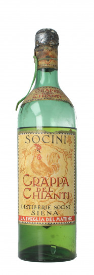 Old Italian Grappa Del chianti Soncini 1940 circa 75cl LOW LEVEL