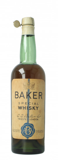 Old Italian Whisky Baker 1950 circa 75cl