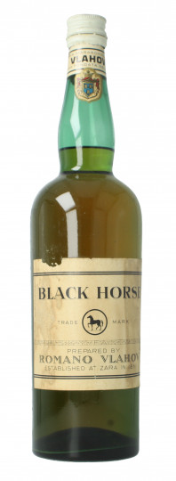 Old Italian Whisky Black horse 1950 circa 75cl