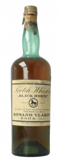 Old Italian Whisky Black horse bottled  around 1940 75cl