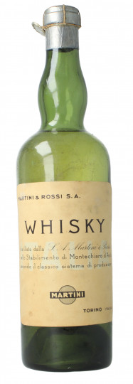 Old Italian Whisky Martini e Rossi Bottled around 1930 75cl