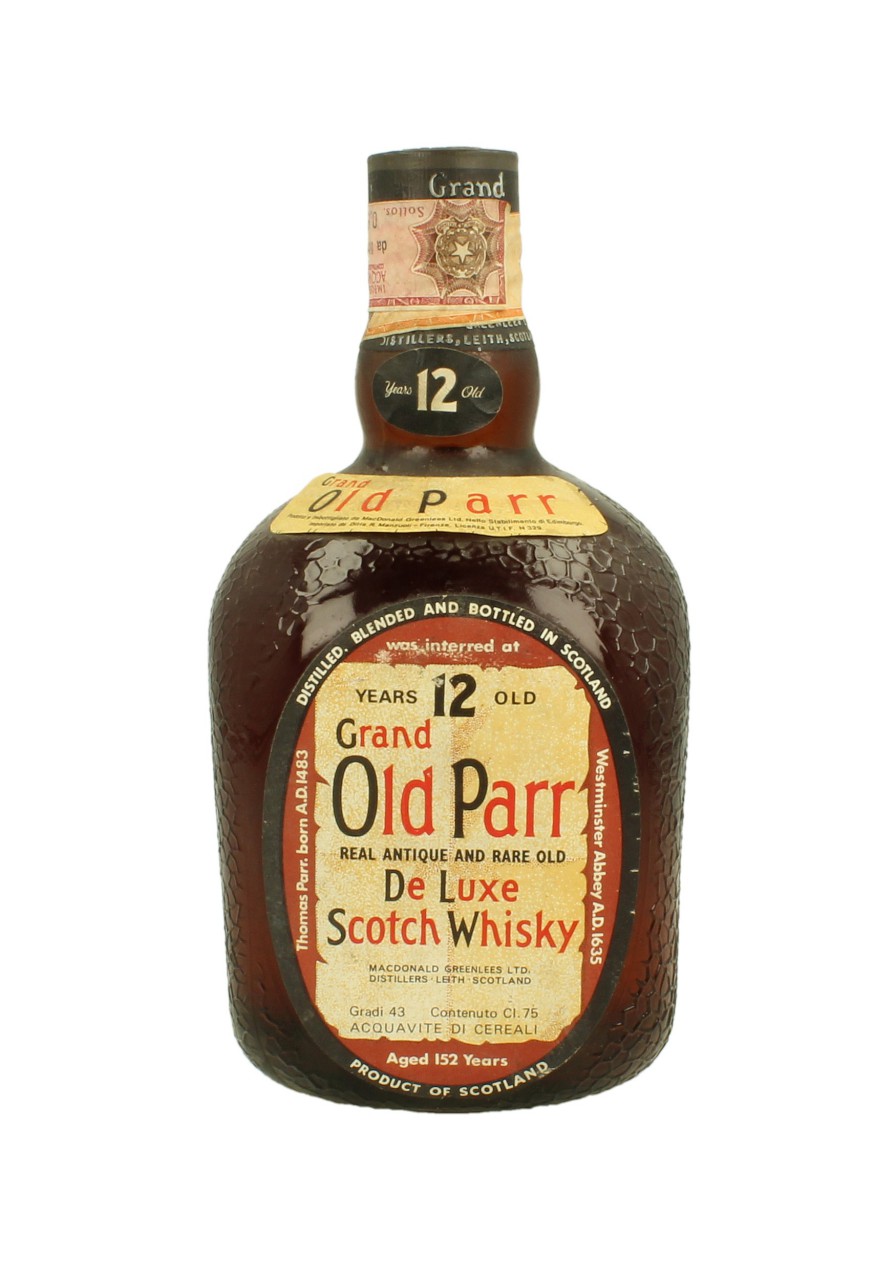 Old Parr 12年 700ml 40% OLD PARR 12YR - Wine & Spirits Discount Warehouse, New