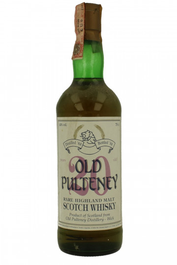 OLD PULTENEY 20 years old 1968 1988 70cl 43% Sestante  -