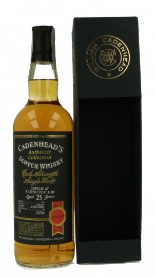 OLD PULTENEY 25 Years old 1990 2016 70cl 50.5% Cadenhead's - Authentic Collection