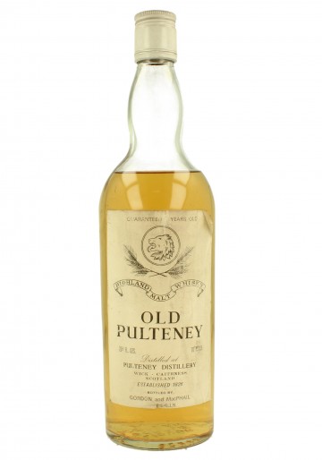 OLD PULTENEY 8yo Bot.60/70's 26-2/3 Fl.Ozs 70°proof Gordon MacPhail