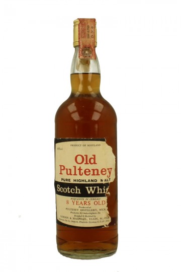 OLD PULTENEY 8yo Bot.80's 75cl 40% Gordon MacPhail  - Pinerolo Imp.