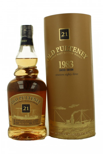 Old Pulteney Highland Scotch Whisky 21 Years old 1983 70cl 46% OB  -