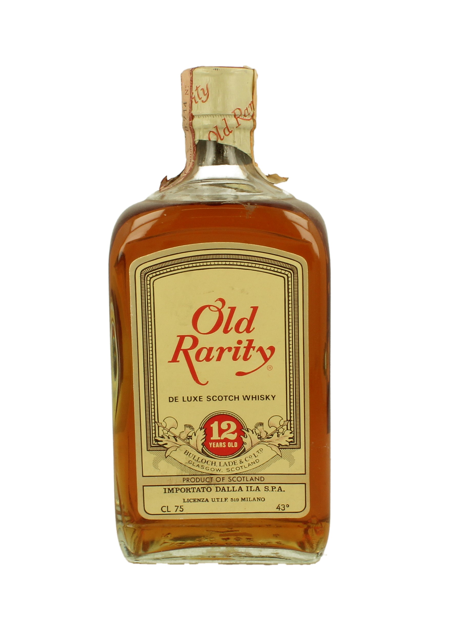 OLD RARITY 12yo Bot.70