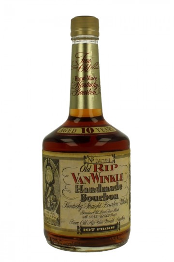 OLD RIP VAN WINKLE Handmade Bourbon 10 years old 70cl 107 Proof Frankfort Kentuky