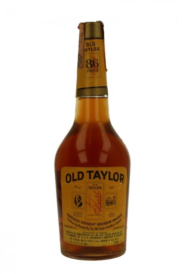 Old Taylor Straight Bourbon Whiskey 75cl 43%