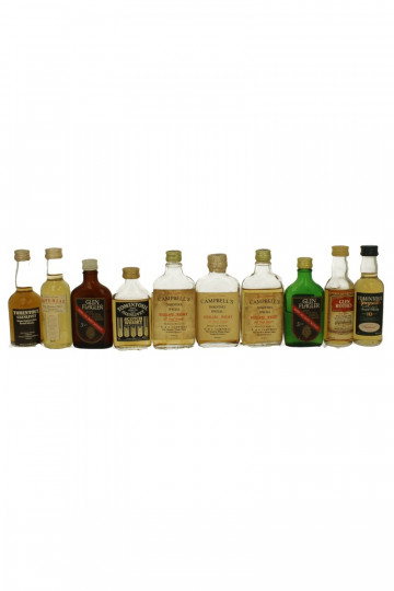 Old Whisky Miniatures mixed - Bot.70-80's 20x5cl