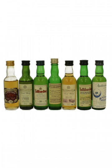 Old Whisky Miniatures mixed - Bot.70-80's 40x5cl