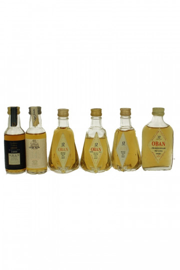 Old Whisky Miniatures mixed - Bot.70-80's 40x5cl