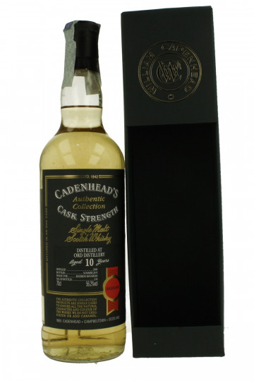 ORD 10 Years Old 2008 2019 70cl 56.2% Cadenhead's -Authentic Collection