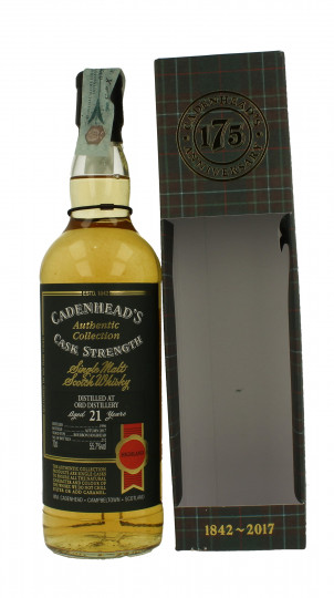 ORD 21 years old 1996 2017 70cl 55.7% Cadenhead's - Authentic Collection