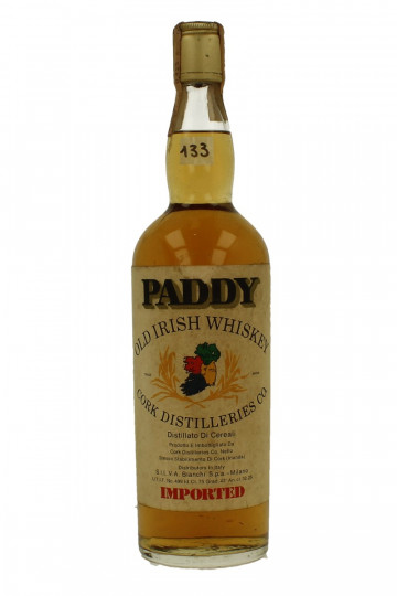PADDY Blended Irish Whisky bot 60/70's 75 CL 43% IRISH