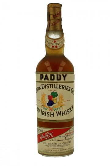PADDY old Irish 10yo Bottled in the 60/70's 75cl 43% CORK DISTILLERY