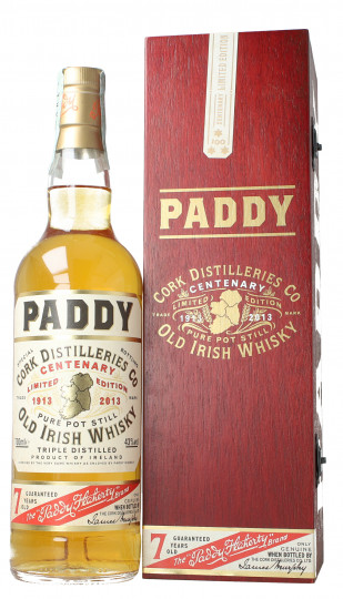 PADDY Old Irish Whisky 7 year old 70cl 43% Cork Distilleries Co.