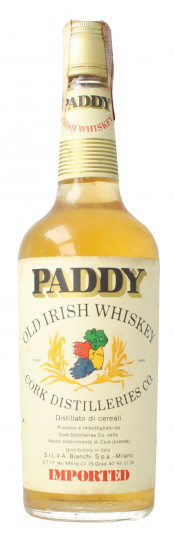PADDY Old Irish Whisky - Bot.70's-80's 75cl 40%