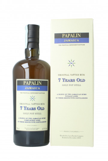 Papalin  Jamaica Rum 7 year old 2021 70cl 47% Velier