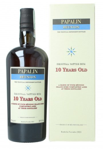 PAPALIN REUNION Rum 10yo 70cl 50% - Velier