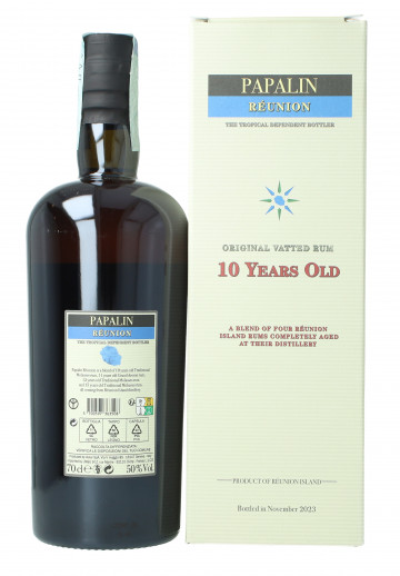 PAPALIN REUNION Rum 10yo 70cl 50% - Velier