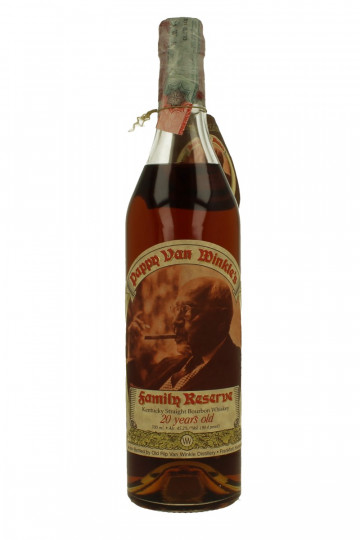 Pappy Van Winkle 20 Years Old Bot in The 90's early 2000 70cl 90.4 US Proof Old Rip Van Winkle -Family Reserve