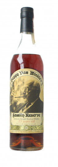 Pappy Van Winkle  Kentucky Straight Bourbon  Whiskey 15 Year old Bot in The 90's early 2000 70cl 53.5% Old Rip Van Winkle distillery