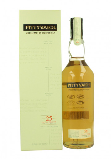 PITTYVAICH LIMITED RELEASE 2015 25YO 1989 70 CL 49.9 %