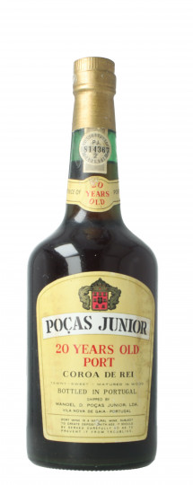 POCAS JUNIOR Porto wine 20 Year Old Bot. 70/80's 75cl 20%