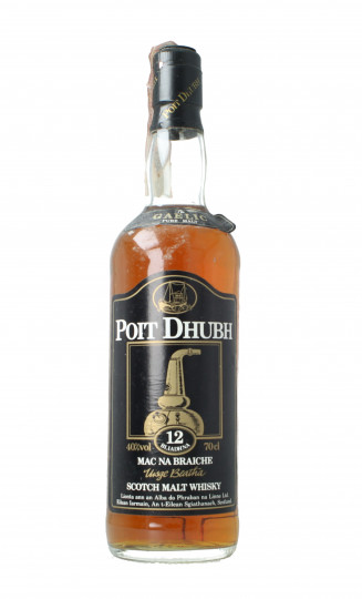 POIT DHUBH the Gaelic pure malt 12 year old 70cl 40%
