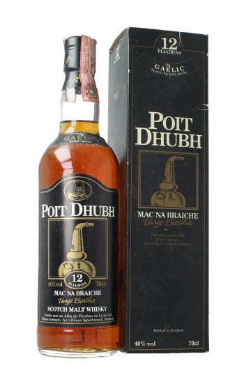 POIT DHUBH the Gaelic pure malt 12 year old 70cl 40%