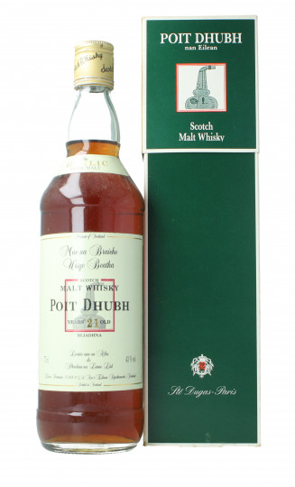 POIT DHUBH the Gaelic pure malt 21 year old 70cl 43%