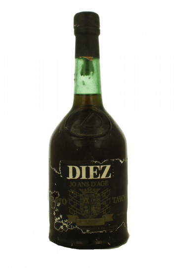 PORT  Diez 30 years Old Bot 60/70's 75cl 20% OB  - Tawny Port - bad label