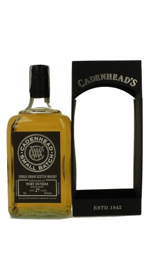 PORT DUNDAS 27 Years old 1988 2016 70cl 50.9% Cadenhead's - Small Batch