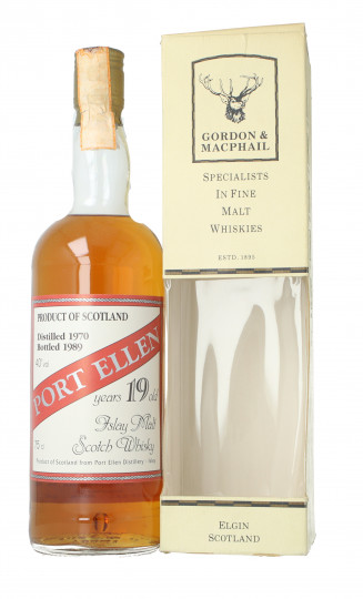 Port Ellen  Islay Scotch Whisky 19 year old 1970 1989 75cl 40% Sestante  -
