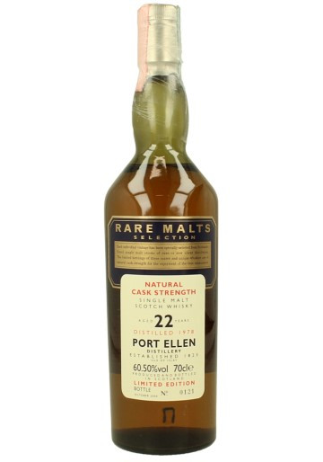 Port Ellen Islay Scotch Whisky 22yo 1978 2000 70cl 60.5% OB - Rare Malts
