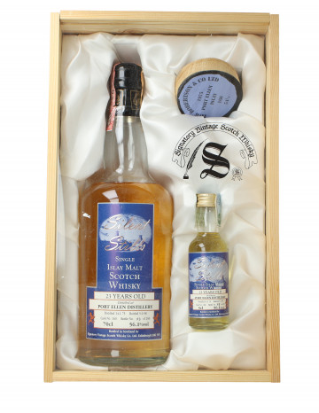Port Ellen  Islay Scotch Whisky 23 Years Old 1975 1998 70cl 56.1% Signatory  - Cask 160