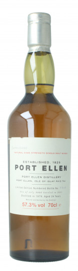 Port Ellen Islay Scotch Whisky 24 Year Old 1979 2003 70cl 57.3% OB - NO Box 3rd Release