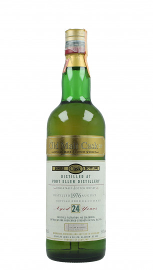 Port Ellen Islay Scotch Whisky 24  years old 1976 2000 70cl 50% Douglas Laing -Old malt Cask