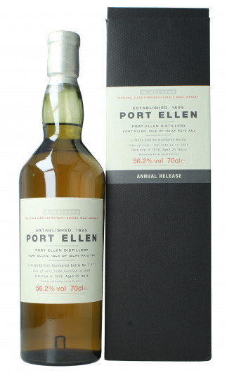 Port Ellen Islay Scotch Whisky 25 year old 1978 2004 70cl 56.2% Ob-4th Release