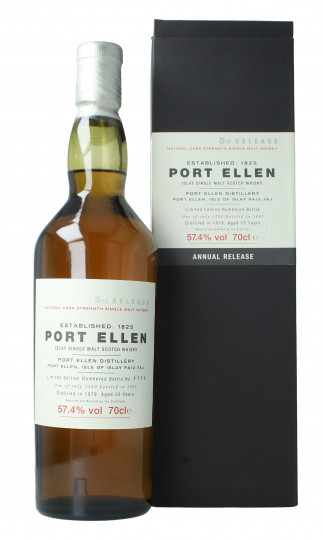 Port Ellen Islay Scotch Whisky 25 year old 1979 2005 70cl 57.4% Ob-5th Release
