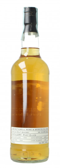 Port Ellen   Islay  Scotch Whisky 26  Years Old 1983 2009 70cl 54.9% Old Bothwell - cask 220