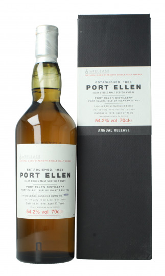 Port Ellen Islay Scotch Whisky 27 year old 1978 2006 70cl 54.2% Ob-6th Release