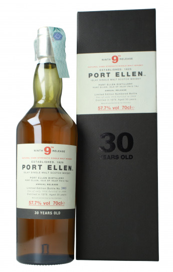 Port Ellen Islay Scotch Whisky 30 year old 1979 2009 70cl 57.7% Ob-9 th  release